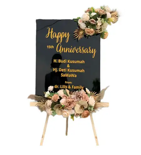 Papan Bunga Akrilik Centong